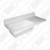 MBKLV 001 - LAVATÓRIO PARA SALA DE EXPURGO EM FIBERGLASS COMPRIMENTO: 1.680 MM